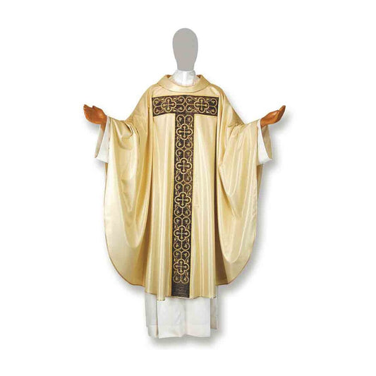 Lurex & Pure Wool Renaissance Gold Embroidered Chasuble