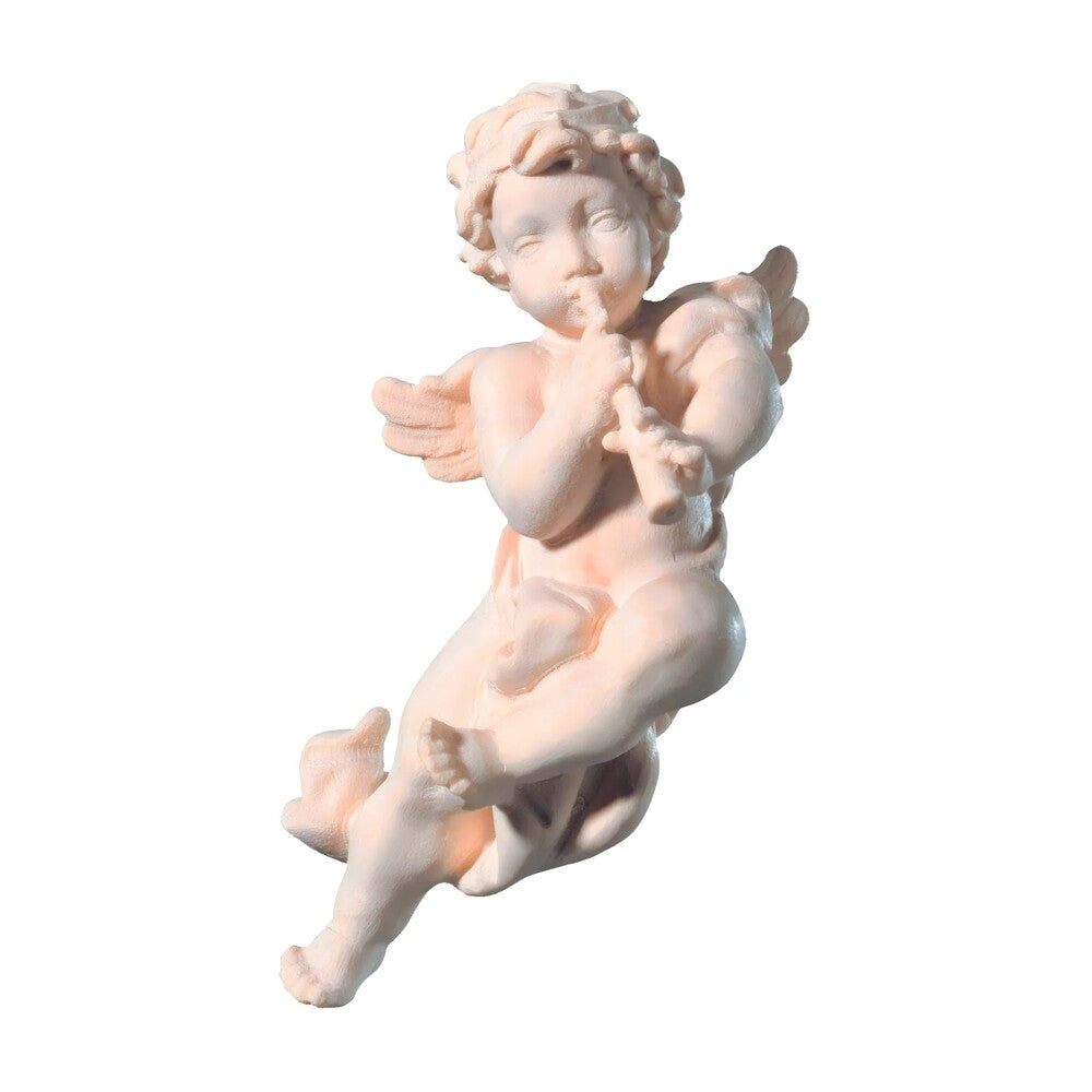 Flying Musician Little Angel with Woodwind Instrument from Val Gardena