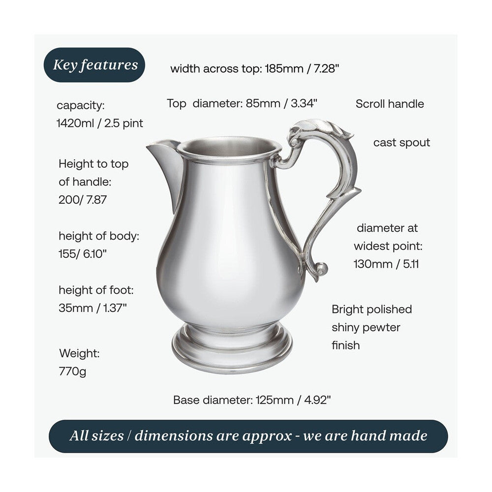 Pewter Ewer Jug