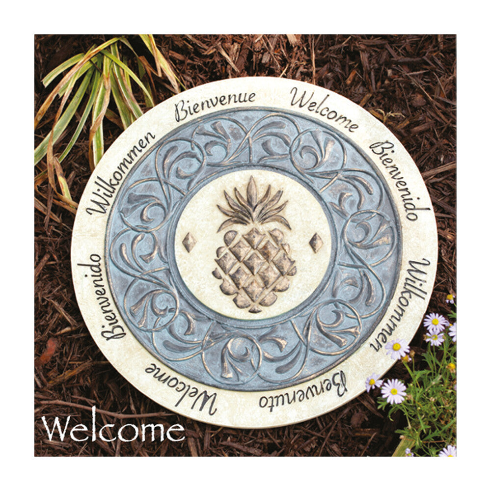 Welcome Garden Stone Plaque