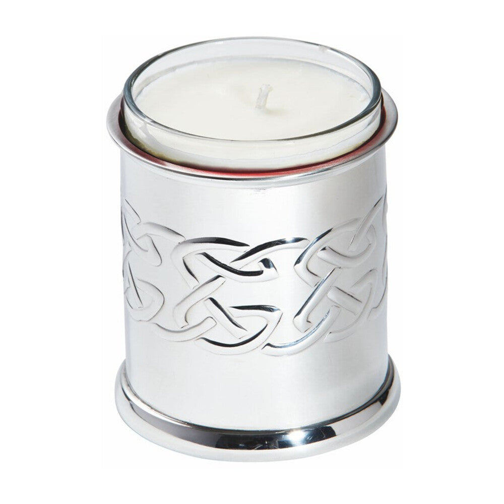 Pewter Embossed Celtic Candle Votive