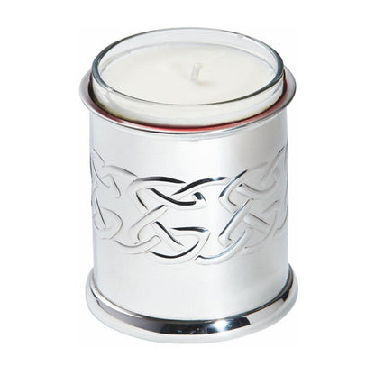 Pewter Embossed Celtic Candle Votive