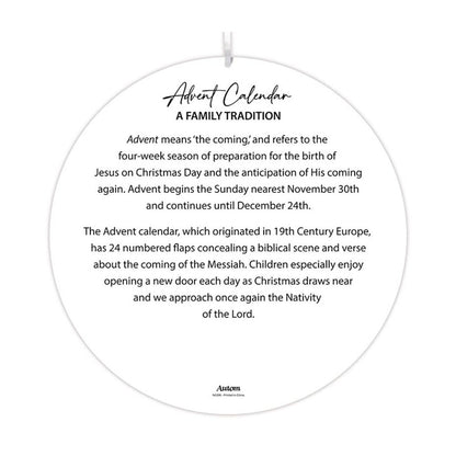 Wondrous Love Round Advent Calendar