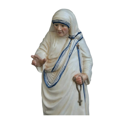 Saint Teresa of Calcutta Statue in Maple and Lime Wood Val Gardena