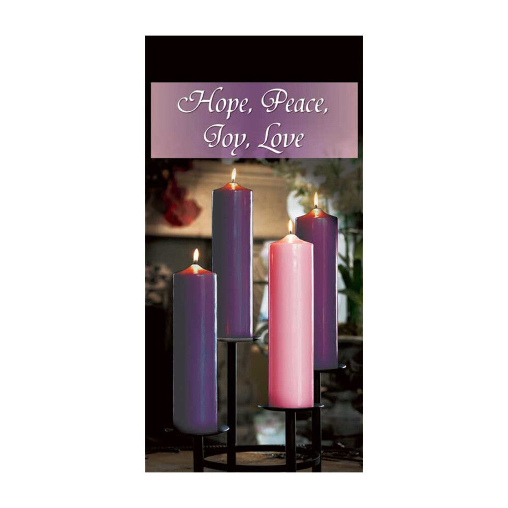 Hope, Peace, Joy & Love Banner