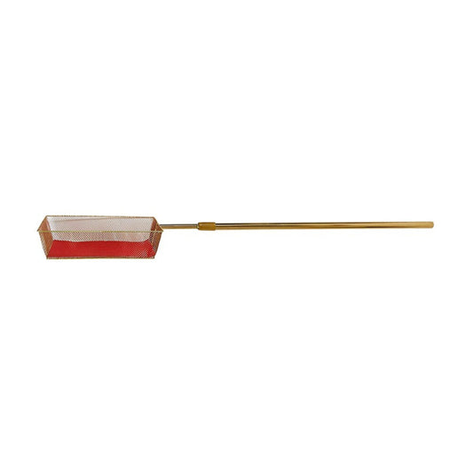 Offering Basket with Retractable Handle - Gold