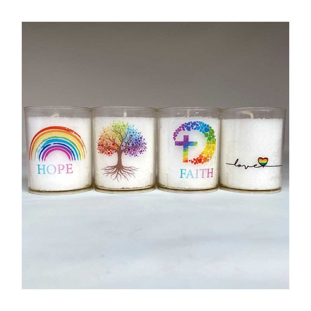 Rainbow Collection Votive Candles