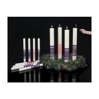 Artisian Wax Advent Candles