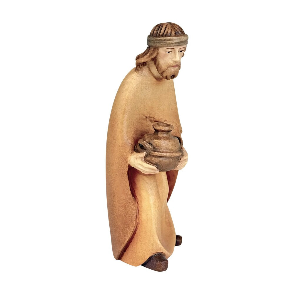 Shepherd with Vase in Maple Wood