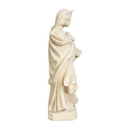 St. Christina Wooden Sculpture Painted and Gilded from Val Gardena