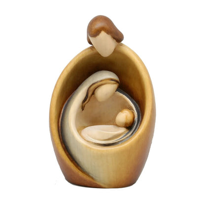Modern Style Nativity Scene in wood