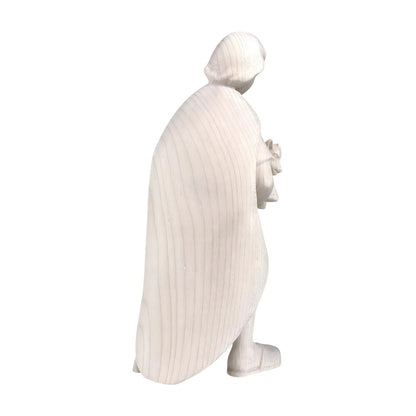 Shepherd with Lamb in Maple Wood