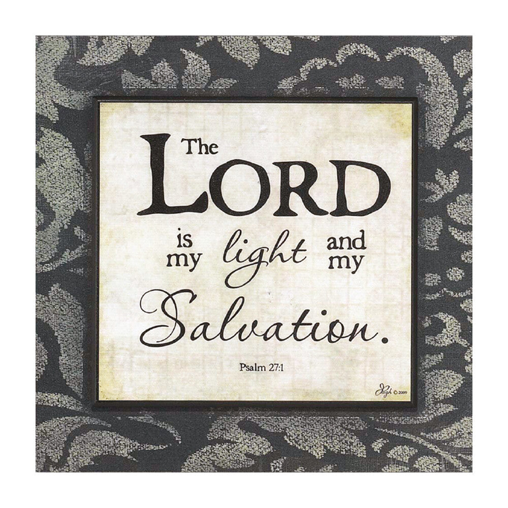 The Lord Is My Light Plaque