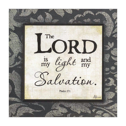 The Lord Is My Light Plaque