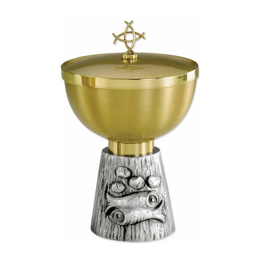 7" High Loaves & Fishes Ciborium