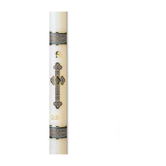 Budded Cross Paschal Candle