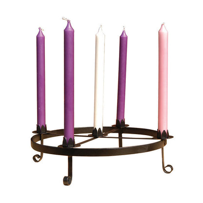 Wrought Iron Advent Rings For 1" Candles