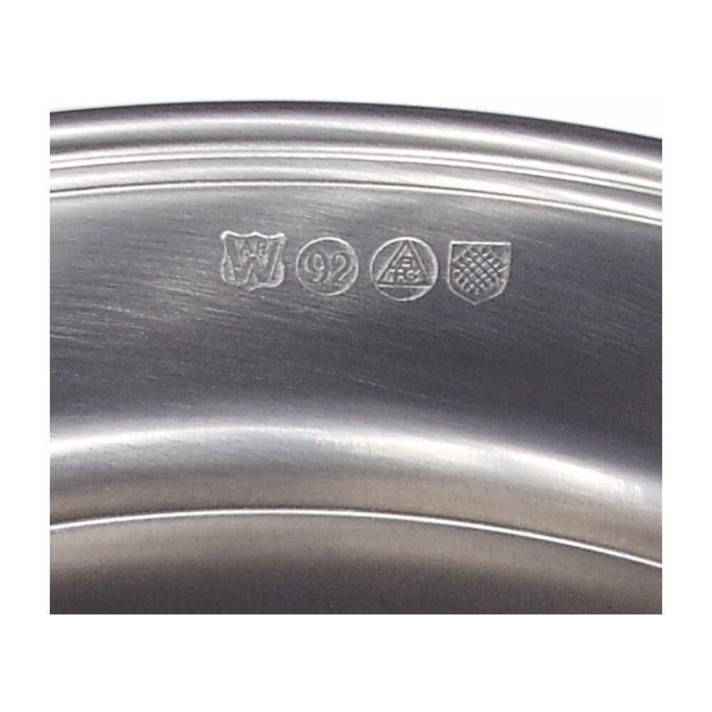 Small Antique Finish Pewter Plate