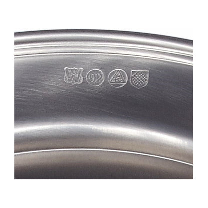 Small Antique Finish Pewter Plate