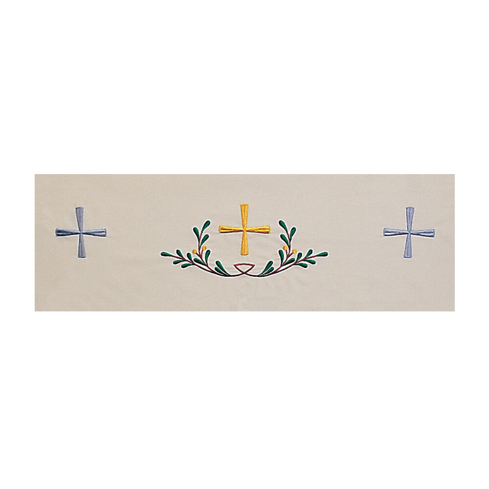 Washable Fitted Altar Cloth - Design BVSL9MCX Available In 6 Liturgical Colours