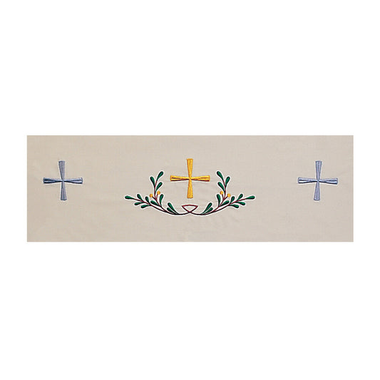 Washable Fitted Altar Cloth - Design BVSL9MCX Available In 6 Liturgical Colours