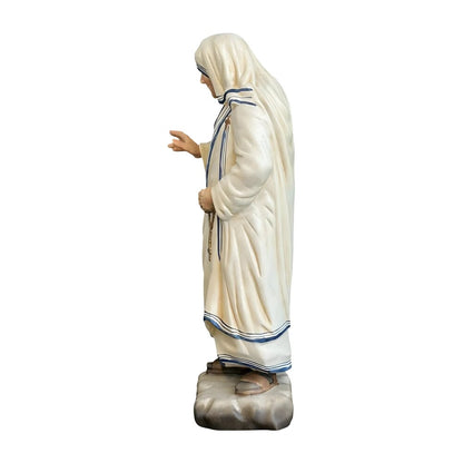 Saint Teresa of Calcutta Statue in Maple and Lime Wood Val Gardena