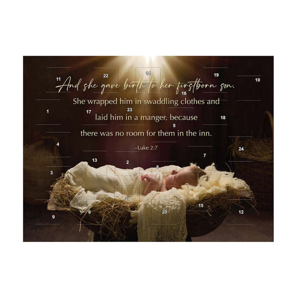 Jesus in Manger Advent Calendar