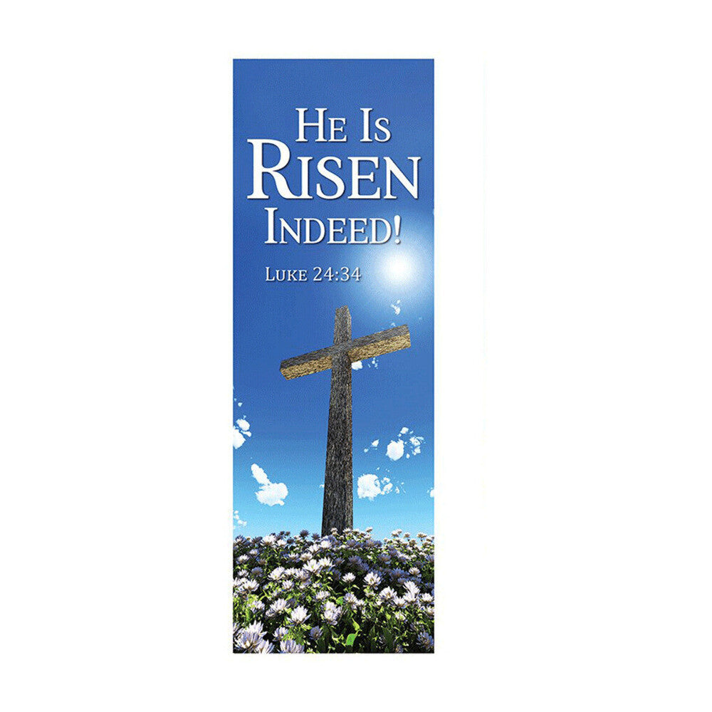 He Is Risen Banner - Hanging
