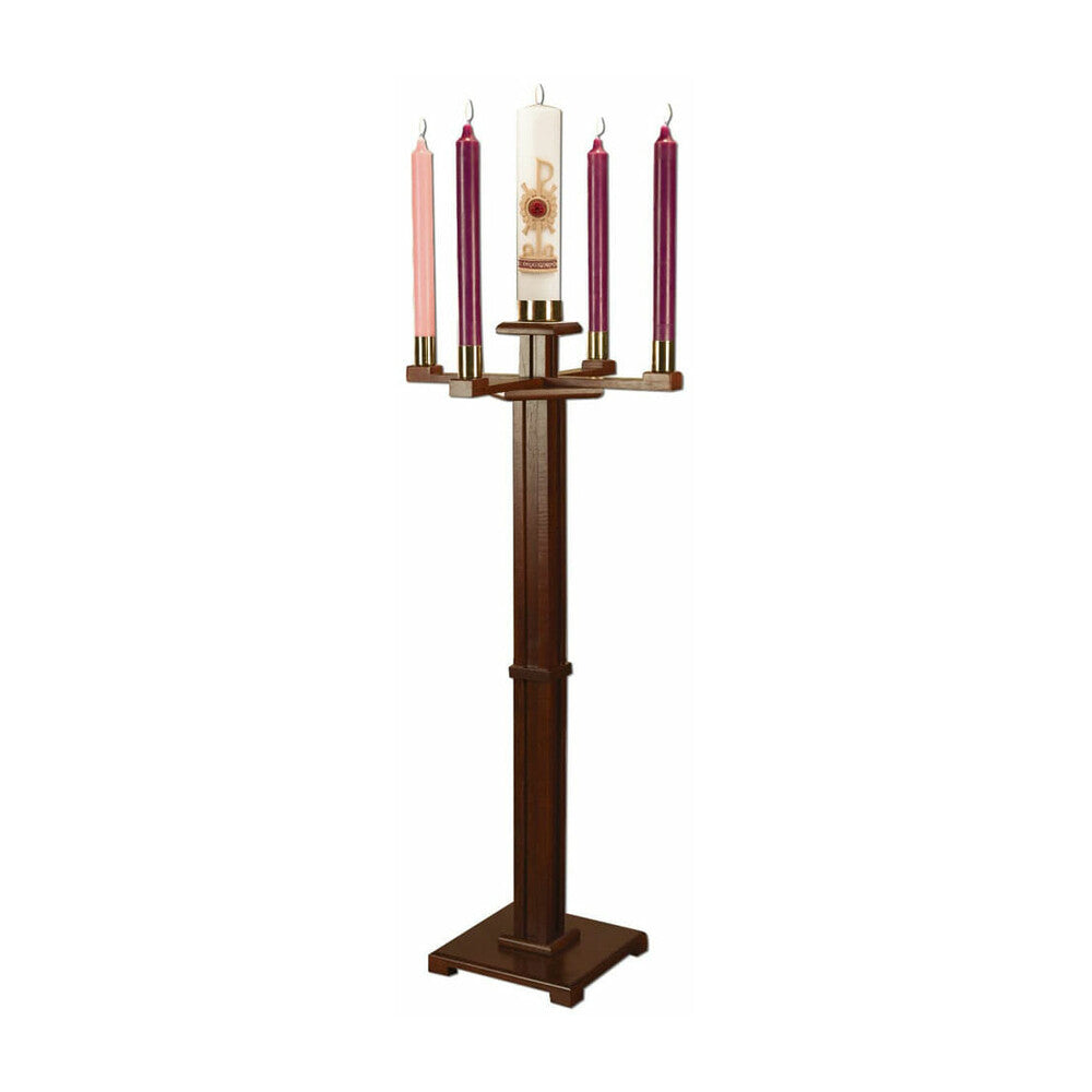 Walnut Advent Wreath