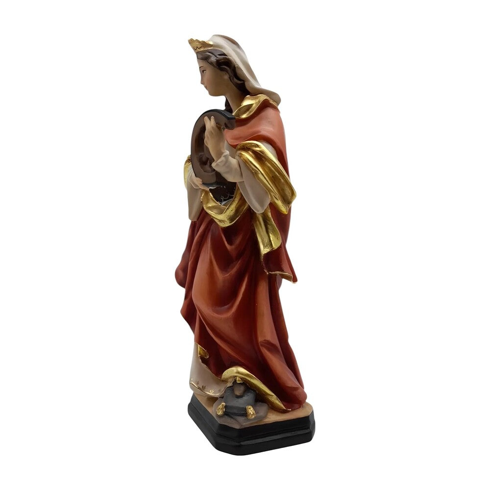 Saint Catherine of Alexandria Statue - Val Gardena Wood Sculpture