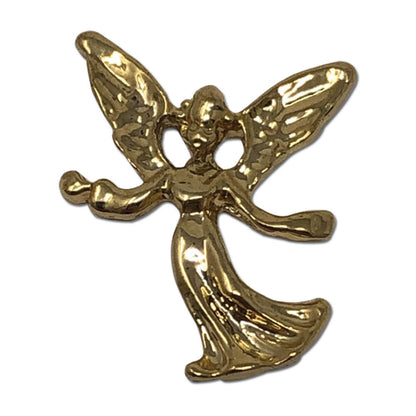 Gold Angel with Arms Open Lapel Pin