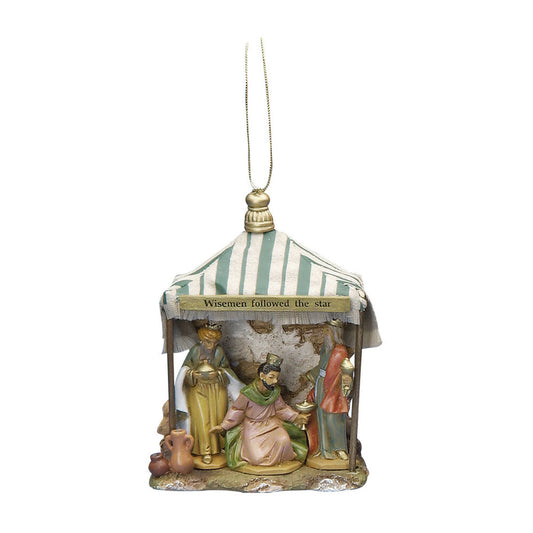 3 3/4in High Nativity Hanging Ornament - Wisemen