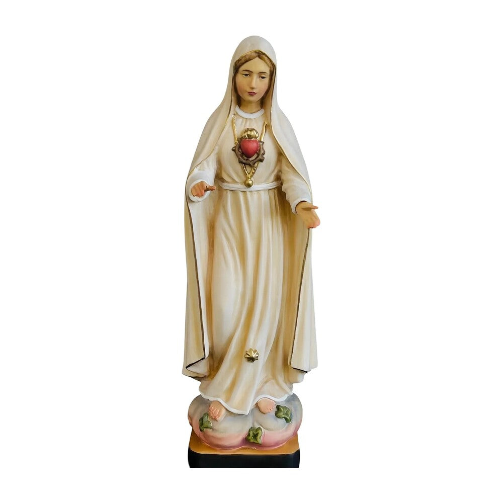 Immaculate Heart of Mary (Sacred Heart) Statue in Val Gardena Wood