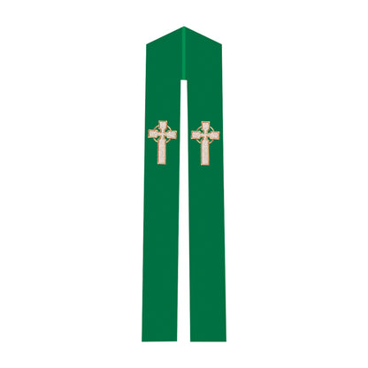 Celtic Cross Overlay or Deacon Stole