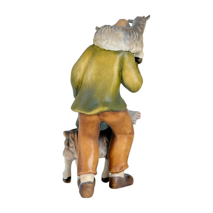 Shepherd with Goat and Kid - Maple Wood
