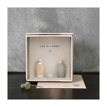 Boxed Christmas Card - Away In A Manger