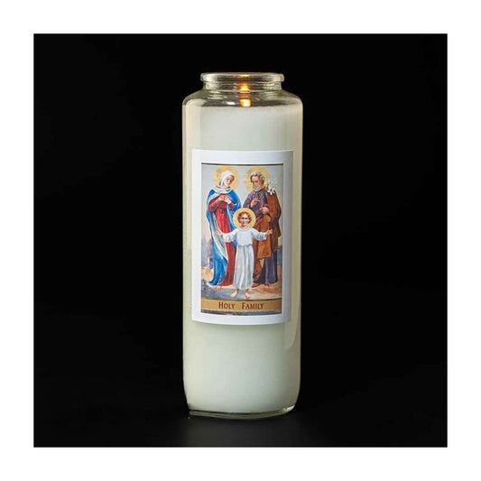6 Day Holy Family Glass Devotional Light