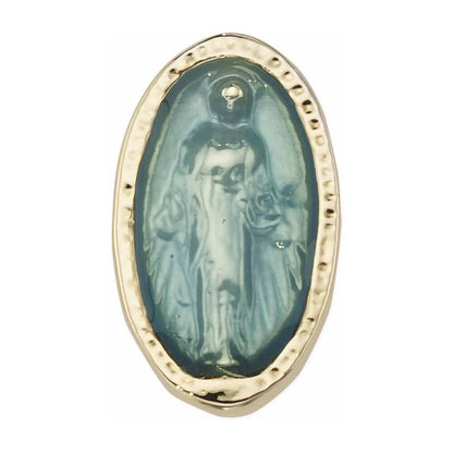 Miraculous Lapel Pin with Blue Enamel Fill