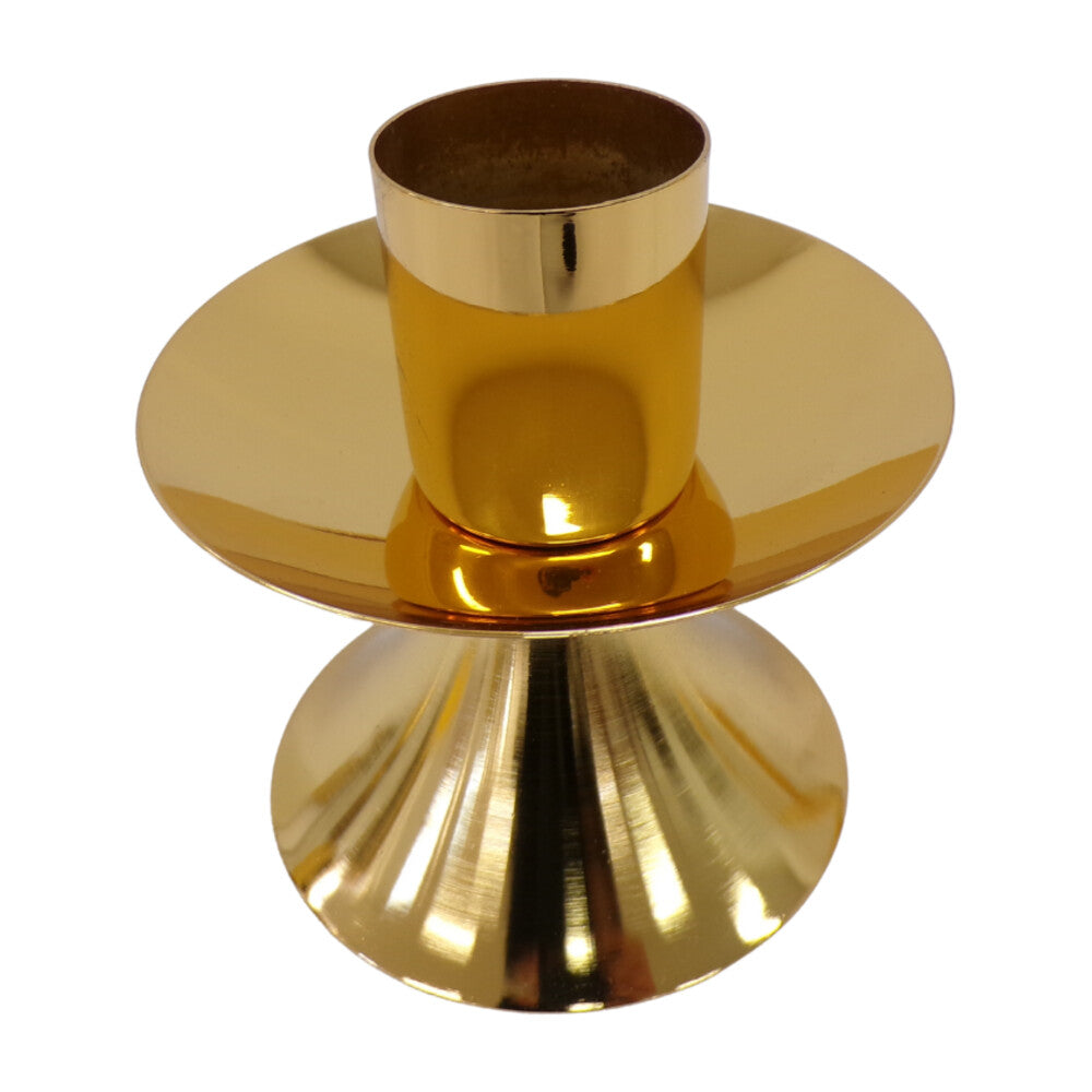 Single Flame Brass Candlestick