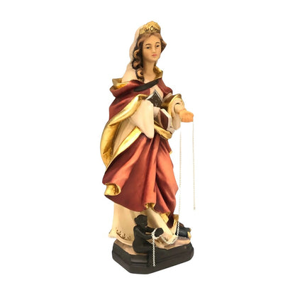 Saint Juliana Wooden Statue Val Gardena