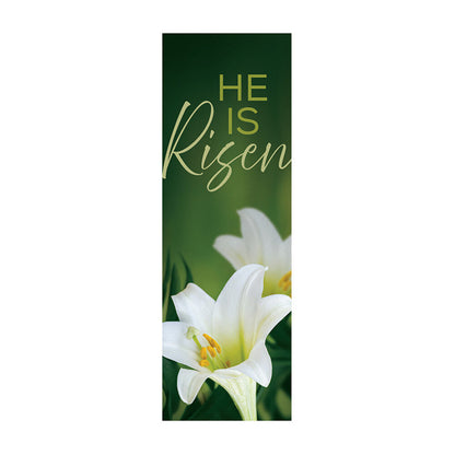 He Is Risen Banner - Lily