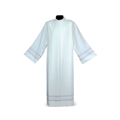 Finto Gigliuccio Alb with Double Decorative Trim