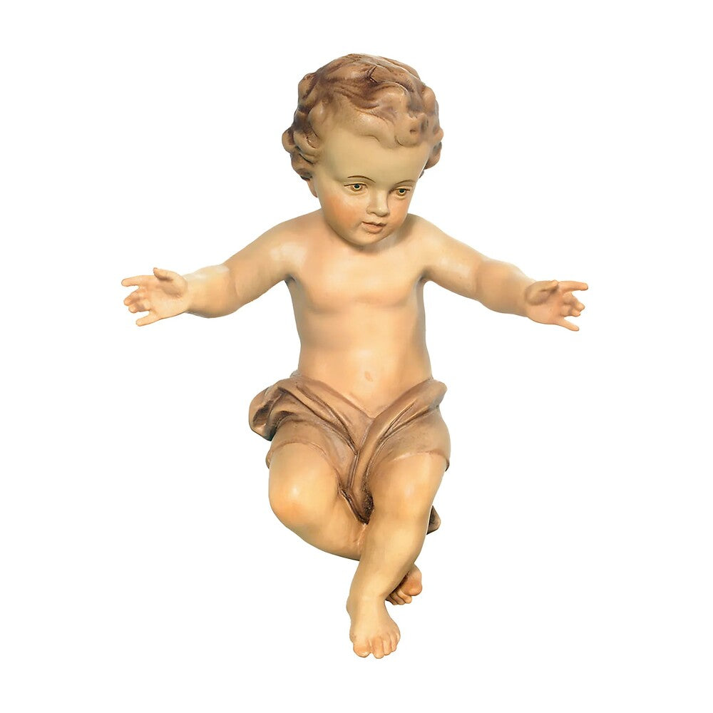 Hand Carved Wooden Baby Jesus Statue