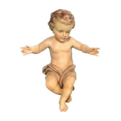 Hand Carved Wooden Baby Jesus Statue