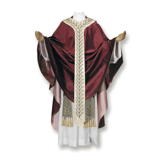 Pure Silk Embroidered Gothic Style Chasuble