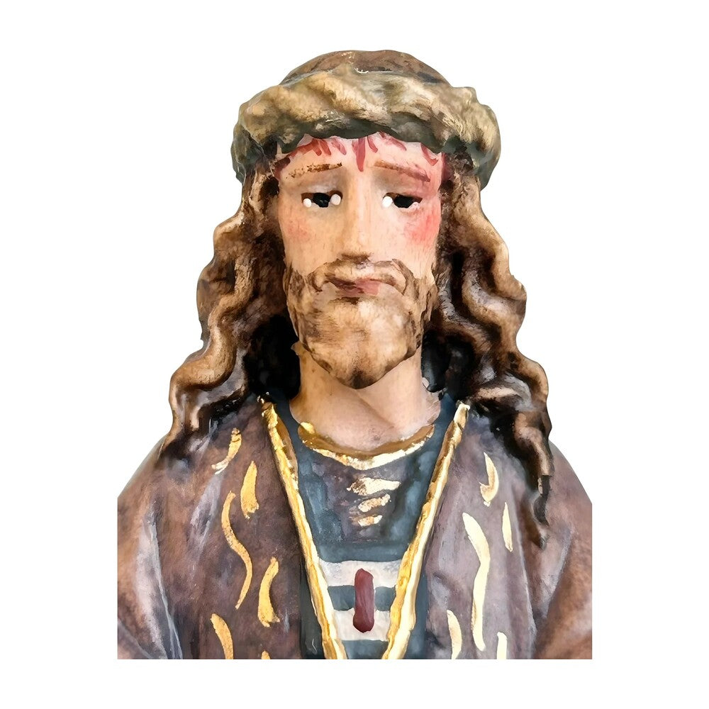 Statue Christ Jesus of Medinaceli Hand Carved in Wood from Val Gardena