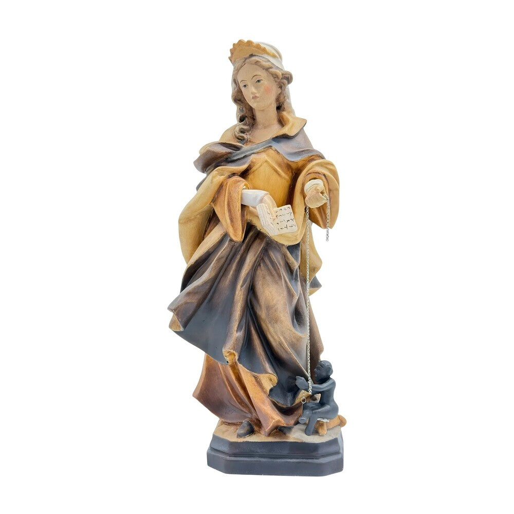 Saint Juliana Wooden Statue Val Gardena