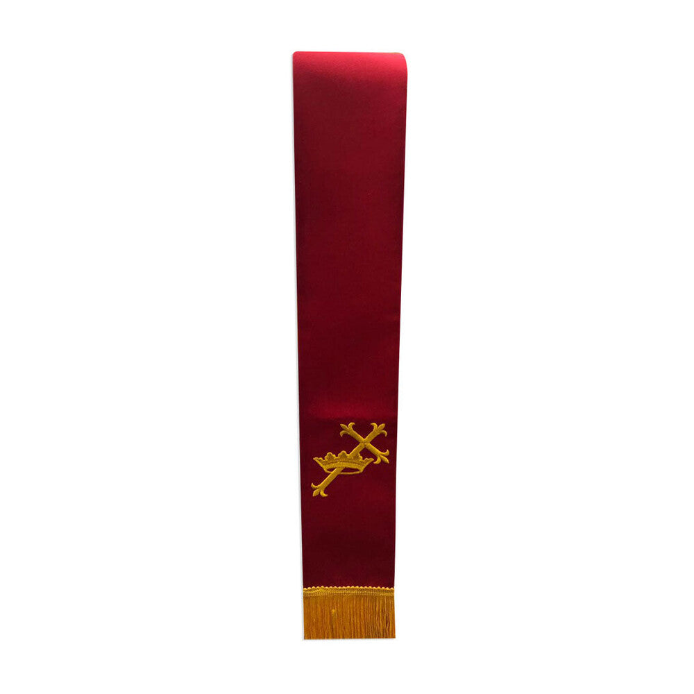 Reversible Red & White Bookmark
