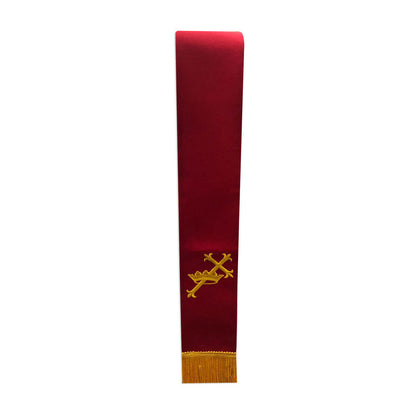 Reversible Red & White Bookmark