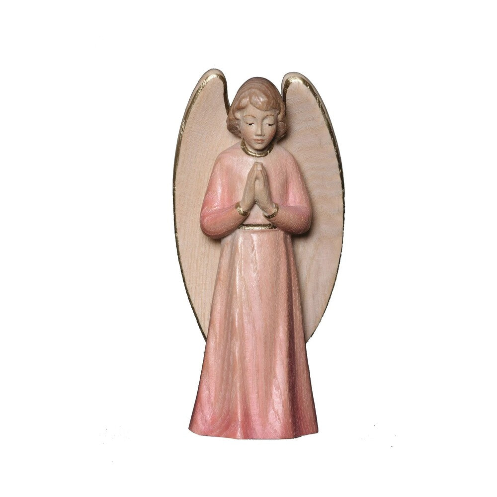 Praying Angel Carved in Maple Wood from Val Gardena
